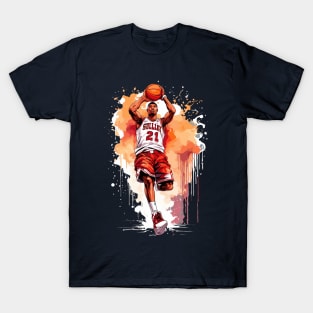 Basketball Lover Design Art T-Shirt